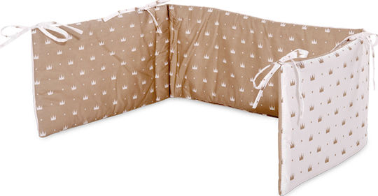 Lorelli Πάντα Κλασική Ranforce Crowns Latte 27x140cm