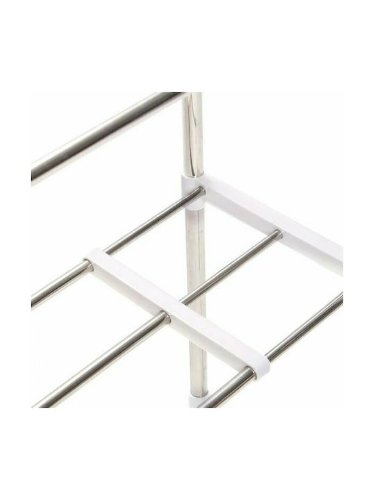 Kitchen Organizer Racks Plastic in Silver Colour 25x60.5x60.5cm