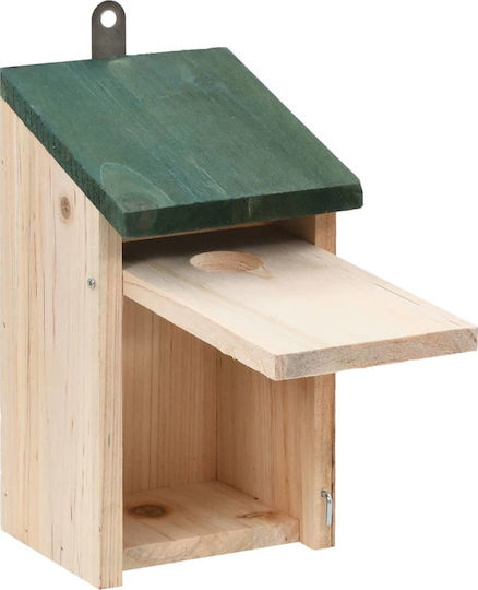 vidaXL Vogelnest Hölzern Grün