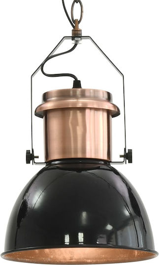 vidaXL Pendant Light Gray with Socket E27 23x36cm