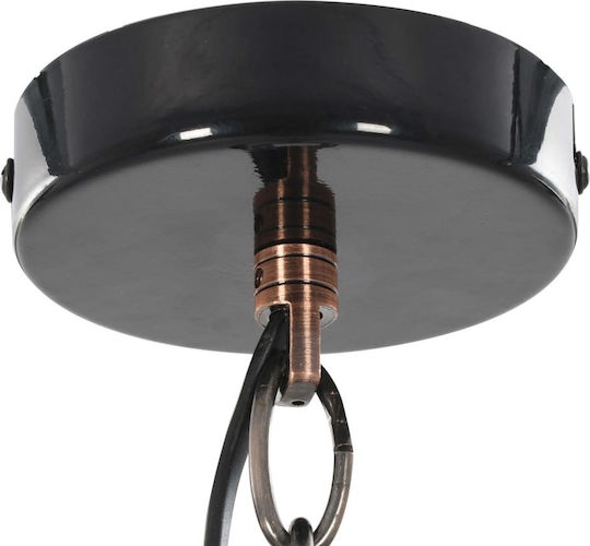 vidaXL Pendant Light Gray with Socket E27 23x36cm