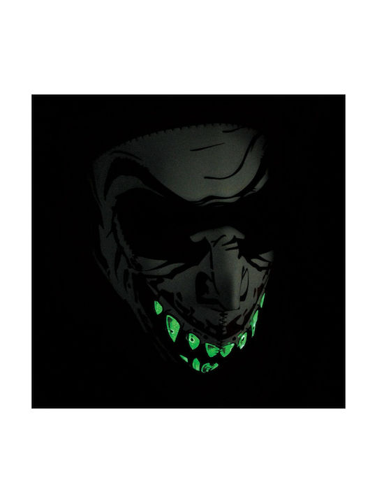 Zan Headgear Glow Vampire Rider Face Mask Multicolour