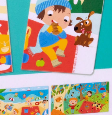 Kinderpuzzle The 4 Seasons für 3++ Jahre 16pcs Apli Kids