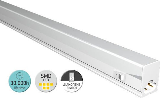 Spot Light Under-Cabinet LED Light 9W Natural White with Switch L60xD3xH2.5cm