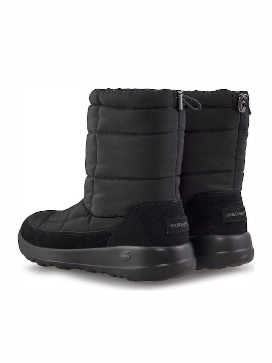 Suede Women's Boots with Fur Go Joy Stay Cozy Black