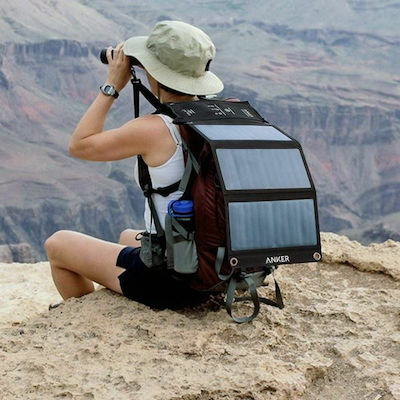 Anker PowerPort Solar Faltbar Solar Batterieladegerät Tragbare Geräte 21W mit USB-Anschluss (A2421011)