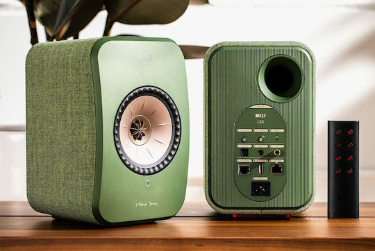 Kef LSX Самоусилващи се тонколони 2 Брой шофьори 70W (Двойка) Зелен