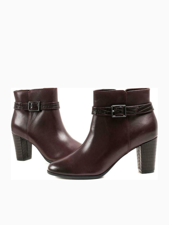 Clarks Alayna Juno Ankle Boots Μπορντό Clarks Alayna Juno Ankle Boots Μπορντό