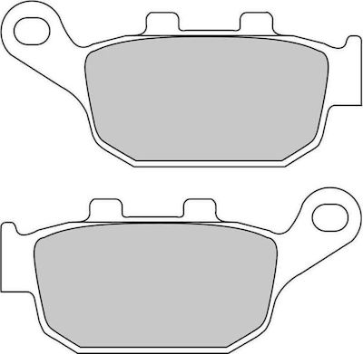 Ferodo Motorradbremsbeläge Rückseite Organische Hintere Bremsbeläge Yamaha - Honda - Triumph für Triumph Tiger 800 / Daytona / Street Triple 675 / Tiger / Tiger 1050 Yamaha XC