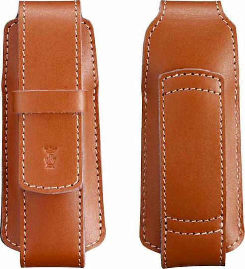 Opinel Multitool-Zubehör Schickes haselnussbraunes Ledermessertasche