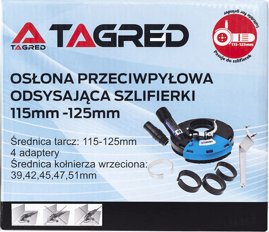 Tagred Accesoriu de Extracție a Prafului pentru Polizoare Unghiulare 115-125mm Colector de praf Disc pentru unghiular 125
