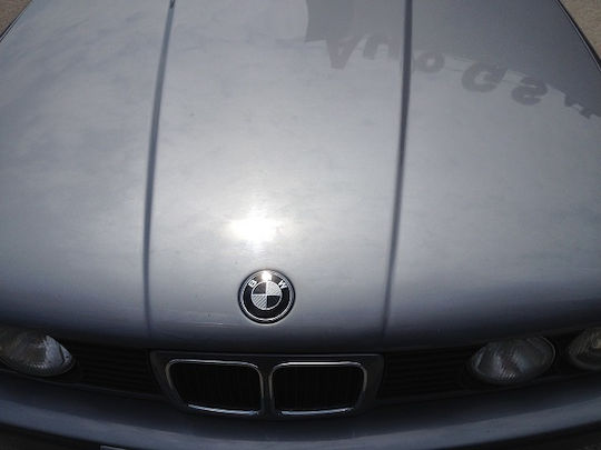 Carner Autoemblem Aufkleber Kohlenstoff Bmw 7.3 x 7.3cm in Schwarz Farbe 1Stück