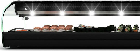 Sayl Barcelona Vitrină de Răcire De Masă cu Capacitate 6x1/3 GN 143.8x39.5x27cm Shark Sushi