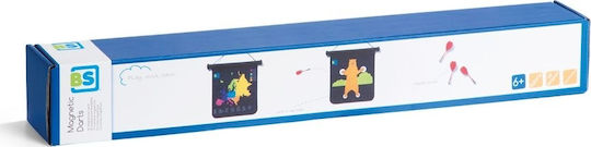 BS Toys Set with Target & Darts Magnetic Double-Sided Target with 3 Darts