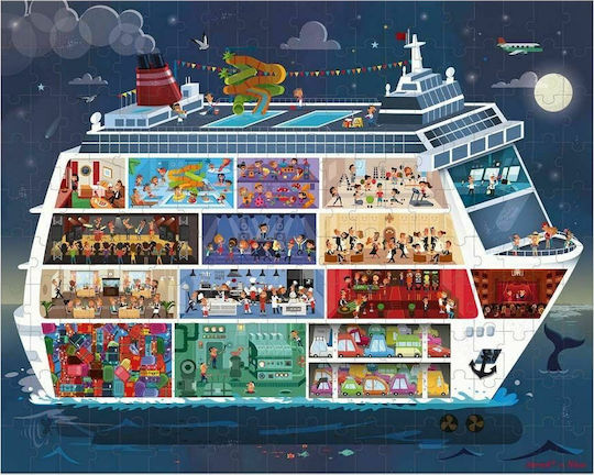 Kids Puzzle Cruise Ship 200pcs Janod