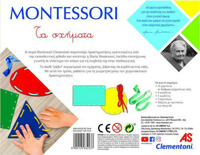 AS Σχήματα Montessori Joc Educațional Cunoștințe pentru 3-6 Ani