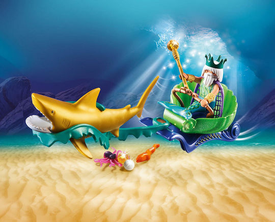 Playmobil Magic Sea King with Shark Carriage για 4 ετών
