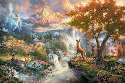 Kinkade Disney Bambi Puzzle 2D 1000 Stücke