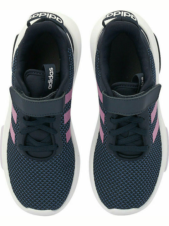 Adidas Kids Sports Shoes Running Racer 2 Navy Blue