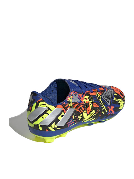 Παιδικά Ποδοσφαιρικά Παπούτσια Nemeziz Messi 19.4 με Τάπες Πολύχρωμα