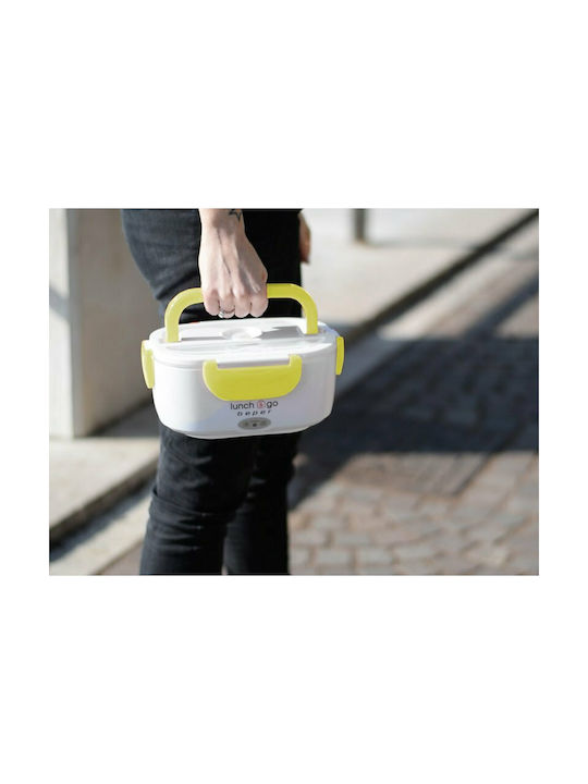 Beper Plastic Electric Lunch Box Yellow 1100ml