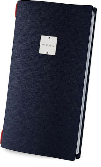 DAG Style Menu Holder in Blue Color 4RE Glossy
