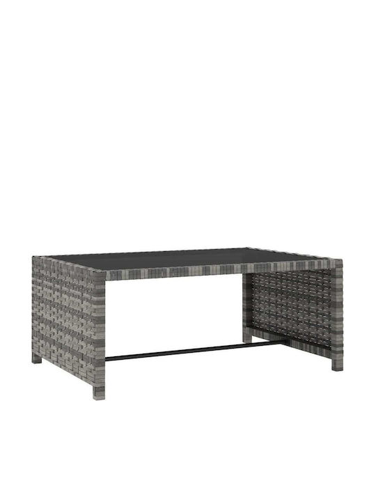 Garden & Outdoor Furniture Sets Living Room Set 2 Pieces Gray with Pillows