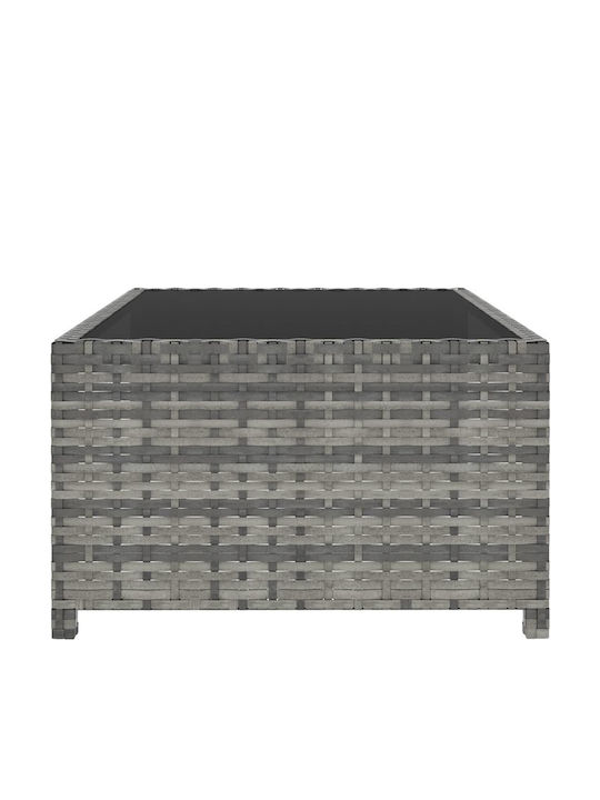 Garden & Outdoor Furniture Sets Living Room Set 2 Pieces Gray with Pillows