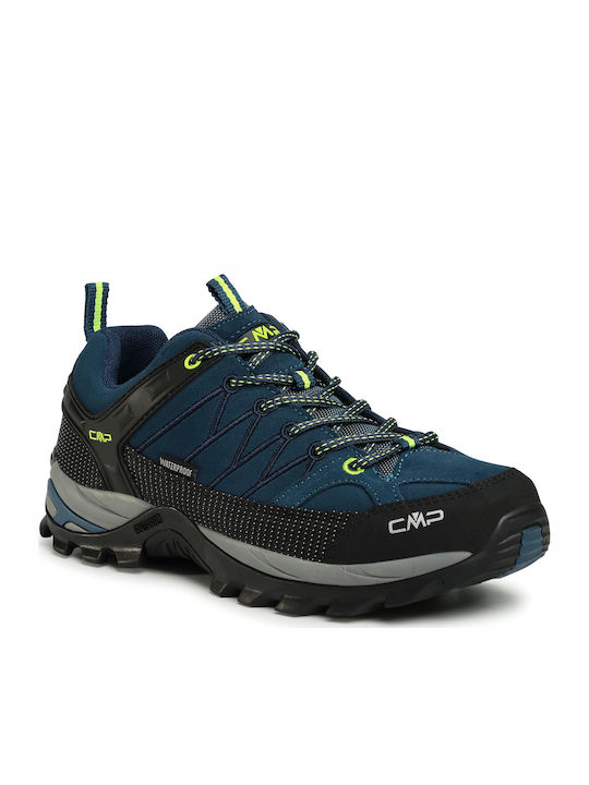 CMP Rigel Low Ανδρικά Ορειβατικά Παπούτσια Αδιάβροχα Μπλε