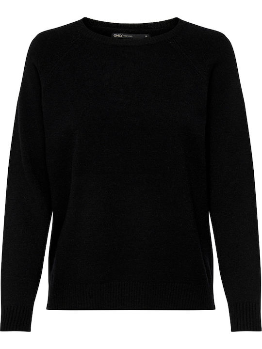Women's Long Sleeve Sweater Black
