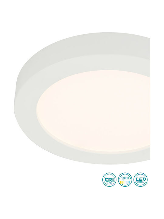 Globo Lighting Paula Ceiling Mount Light White with Integrated LED