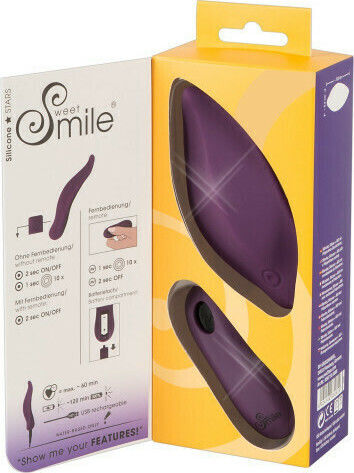 You2Toys Sweet Smile Panty Vibrator Clitoral Vibrator 11.5cm Violet