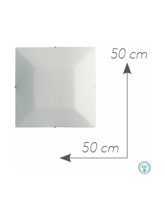 Fan Europe Osiride PL50 Modern Lamp Wall White 50x11.5cm