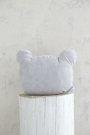 Nima Crib Decorative Pillow Bear Gray 40x40cm