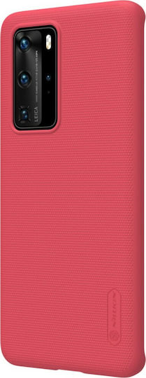 Nillkin Super Frosted Back Cover Plastic Roșu (Huawei P40 Pro)