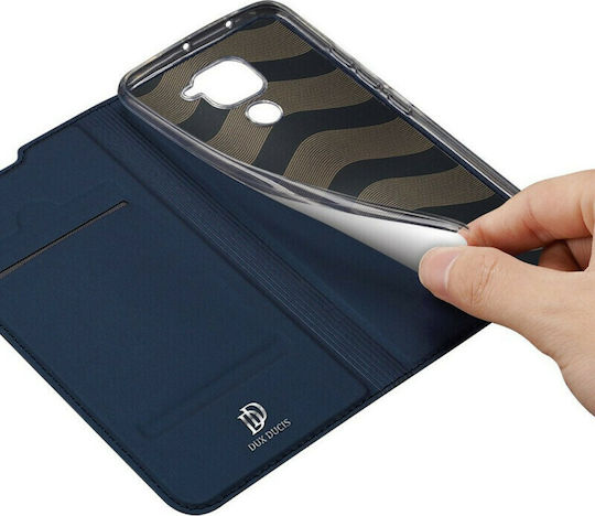 Dux Ducis Skin Pro Book Synthetic Leather Blue (Redmi Note 9) 02089
