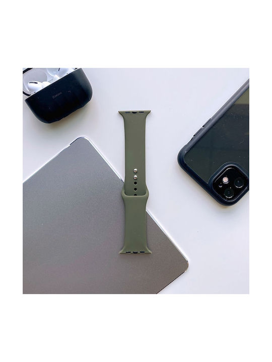 Iconband Strap Silicone with Pin Army Green (Apple Watch 38/40/41/42mm) 72181