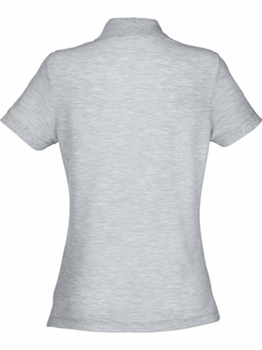 Fruit of the Loom 65/35 Γυναικείο Διαφημιστικό T-shirt Κοντομάνικο σε Γκρι Χρώμα
