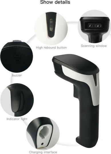NG Handheld-Scanner Verkabelt mit 1D-Barcode-Lesefunktion