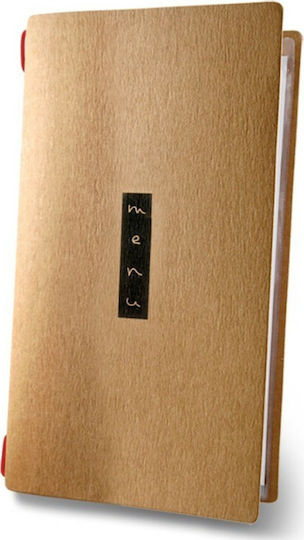 DAG Style Menu Holder in Beige Colour 31.8x17.3 cm 4RE