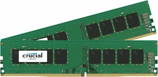 Crucial 16GB DDR4 RAM cu 2 module (2x8GB) și Viteză 2400 pentru