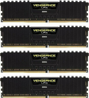 Corsair Vengeance LPX 128GB DDR4 RAM mit 4 Modulen (4x32GB) und Geschwindigkeit 2666 für Schreibtisch