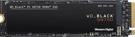 Western Digital SN750 SSD 500GB M.2 NVMe PCI Express 3.0 WDS500G3XHC WDBGMP5000ANC-WRSN