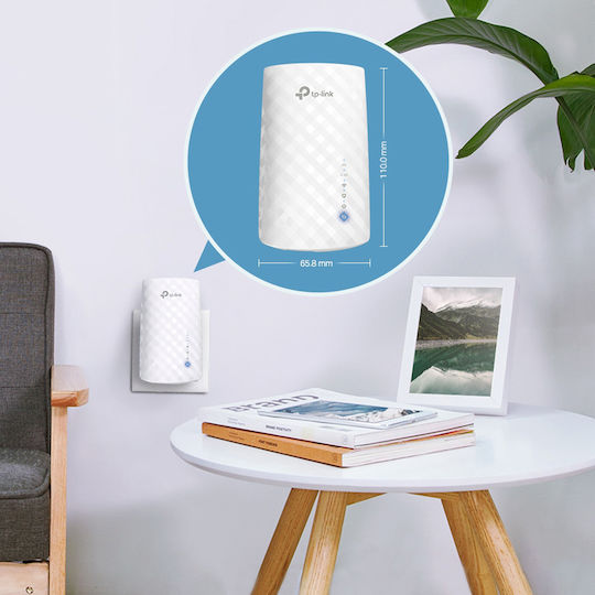 TP-LINK RE190 v4 Мрежа WiFi удължител Двулентов (2.4 и 5GHz) 750Mbps