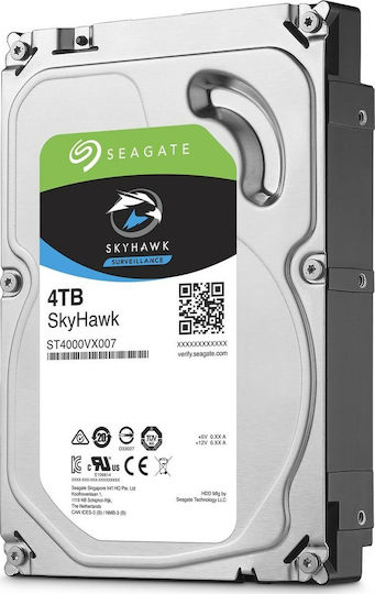 Seagate Skyhawk 4TB HDD Hard Drive 3.5" SATA III 5900rpm with 64MB Cache for Recorder ST4000VX007