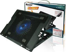Vakoss Cooling Pad για Laptop έως 17.3" με 1 Ανεμιστήρα και Φωτισμό (LF-1860AL)