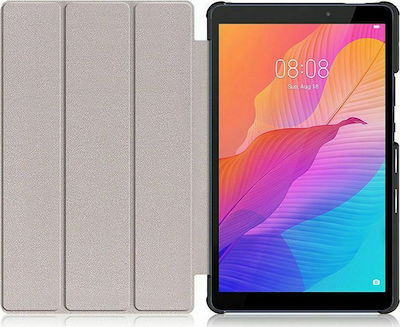 Tri-Fold Flip Cover Synthetic Leather Rose Gold (Lenovo Tab M10 Plus 10.3")