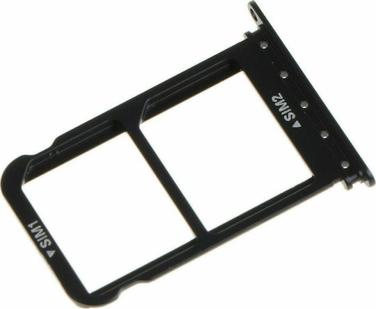 SIM Tray Μαύρο για Huawei P20 Pro