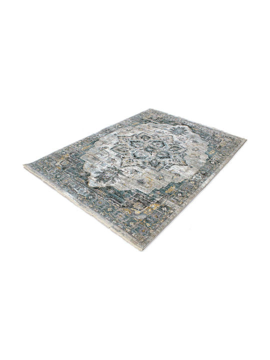 Balsan Χαλί Ορθογώνιο με Κρόσια Grey 133x190cm