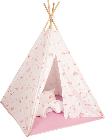 Baby Adventure Kids Indian Teepee Play Tent Flamingo Pink